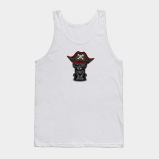 Cute Baby Black Panther Cub Pirate Tank Top